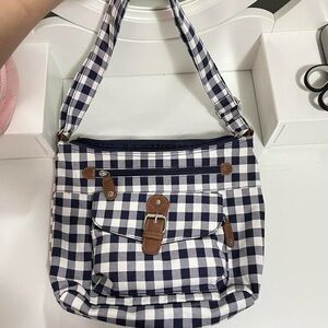 Checkered Shoulder Bag